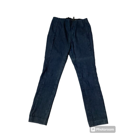 Rag & Bone Chambray Elastic Waist Tapered Trousers 6 - Picture 1 of 5